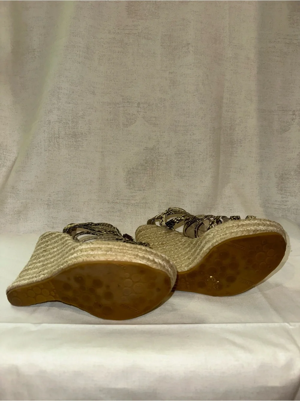 Jimmy Choo Glenys Wedge Snake Skin Size 7